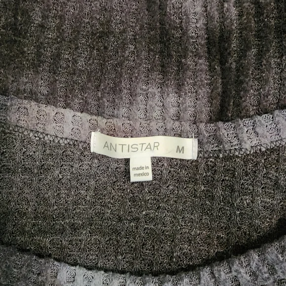 Antistar Cropped Waffle Knit Thermal - Picture 6 of 6